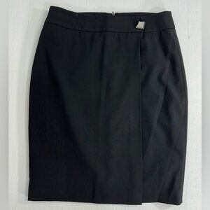 Karl Lagerfeld fold-over skirt black size 4